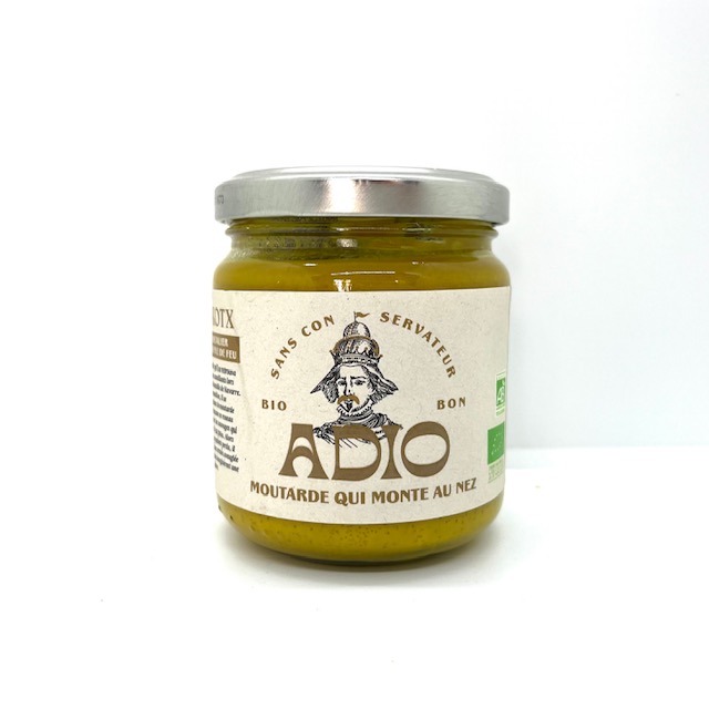 MOUTARDE BIO ADIO 190 GR