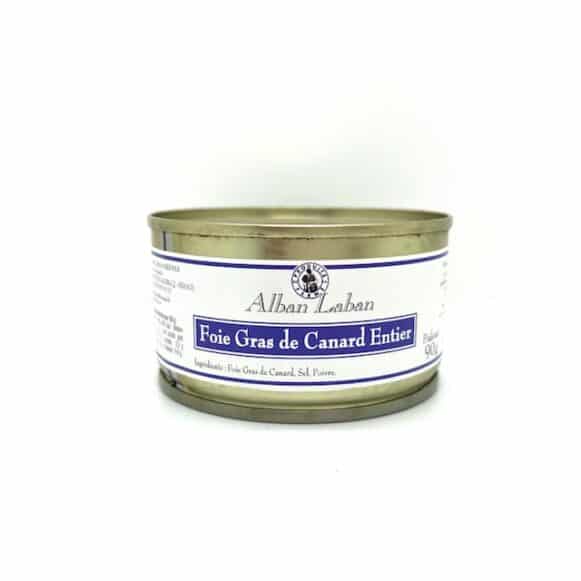 FOIE GRAS CANARD BOITE 90 GR ALBAN LABAN