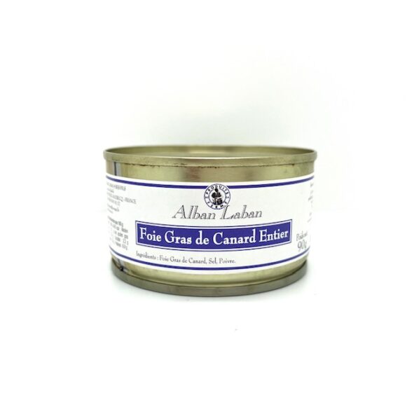 FOIE GRAS CANARD BOITE 90 GR ALBAN LABAN