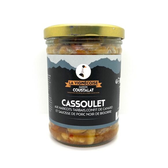 CASSOULET AU CONFIT DE CANARD ET HARICOTS TARBAIS 760 GR LA VIGNECOISE