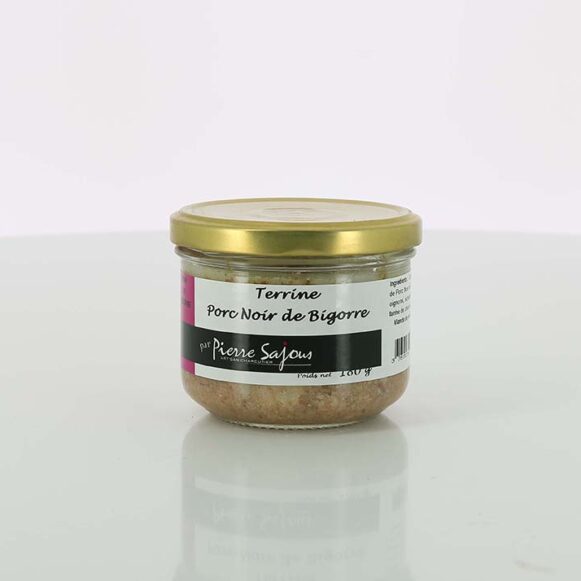 TERRINE PORC NOIR DE BIGORRE PIERRE SAJOUS 180gr