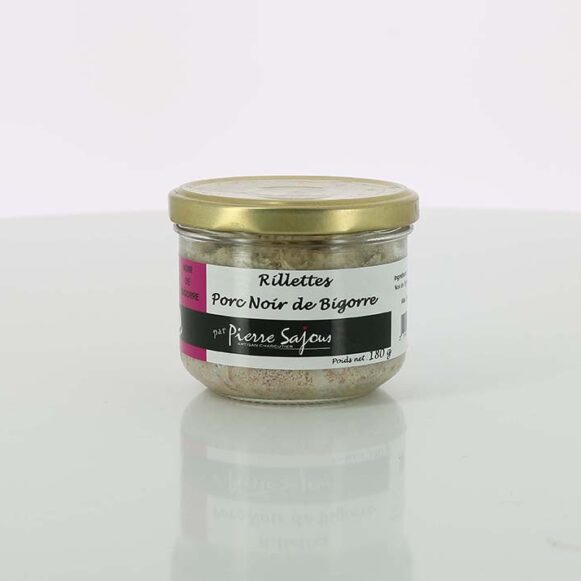 RILLETTE DE PORC NOIR DE BIGORRE PIERRE SAJOUS 180gr