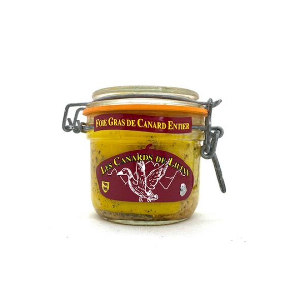 FOIE GRAS ENTIER VERRINE DE 180 GR LES CANARDS DE LILIAN