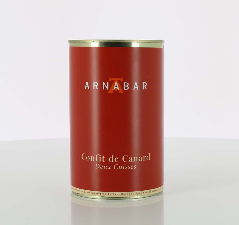 CONFIT DE CANARD 2 CUISSES 1050 GR ARNABAR