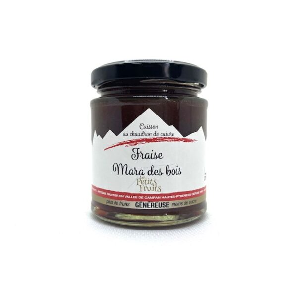CONF FRAISE MARA des BOIS 210 GR ALLEGEES EN SUCRE LES PETITS FRUITS
