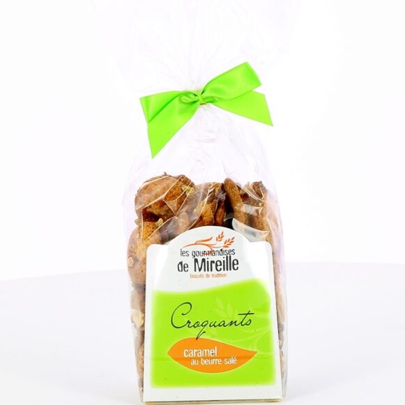 CROQUANTS CARAMEL BEURRE SALE GOURMANDISES DE MIREILLES 150gr