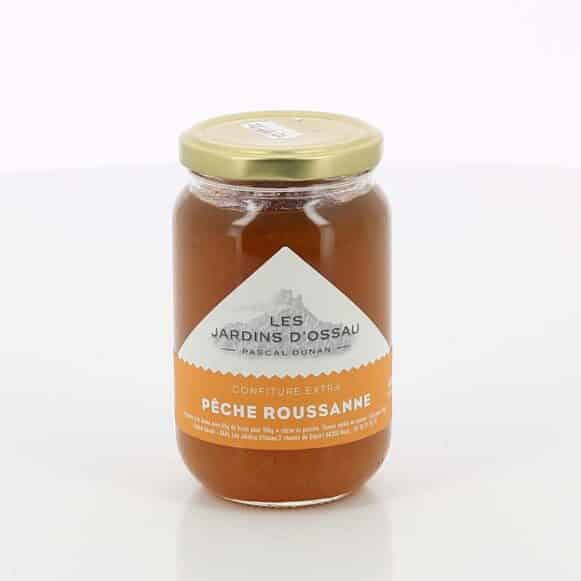 CONFITURE PECHE ROUSSANE LES JARDINS D'OSSAU 400gr