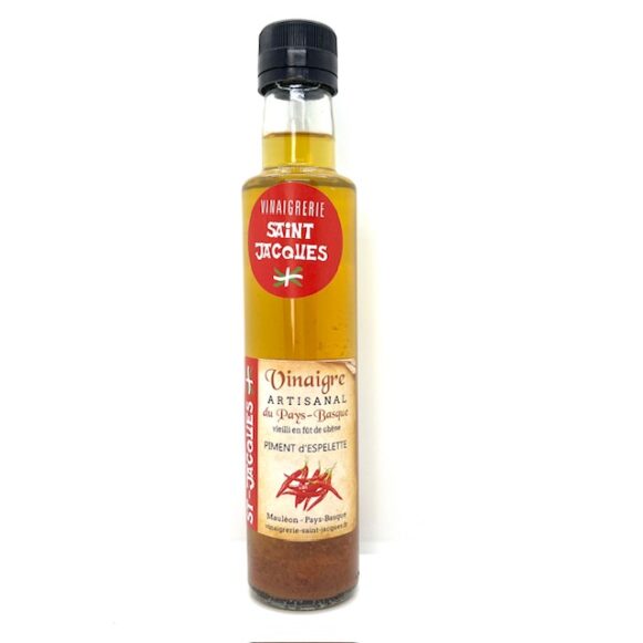 VINAIGRE AU PIMENT D'ESPELETTE 200 ML VINAIGRERIE ST JACQUES