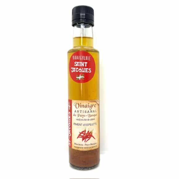 VINAIGRE AU PIMENT D'ESPELETTE 200 ML VINAIGRERIE ST JACQUES