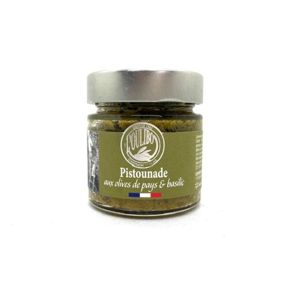 PISTOUNADE AUX OLIVES DE PAYS ET BASILIC 100 GR L'OULIBO
