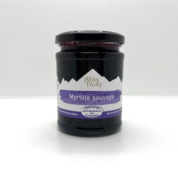 CONFITURE MYRTILLES SAUVAGES 325 GR LES PETITS FRUITS