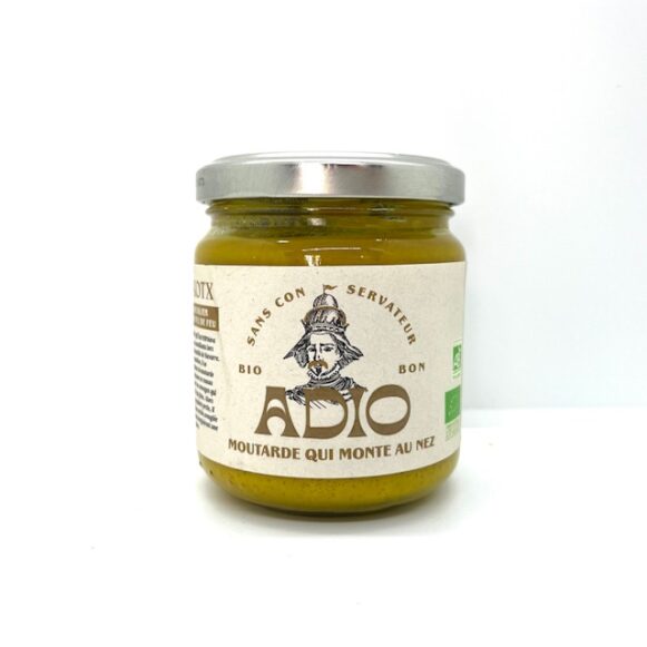 MOUTARDE BIO ADIO 190 GR