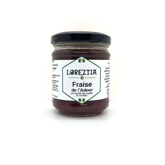 CONFITURE FRAISES DE L'ADOUR 200 GR LOREZTIA