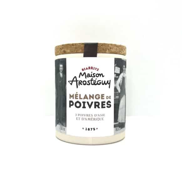 MELANGE DE POIVRES 80 GR MAISON AROSTEGUY