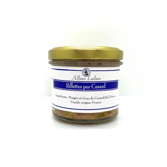 RILLETTE 100 % CANARD 90 GR ALBAN LABAN