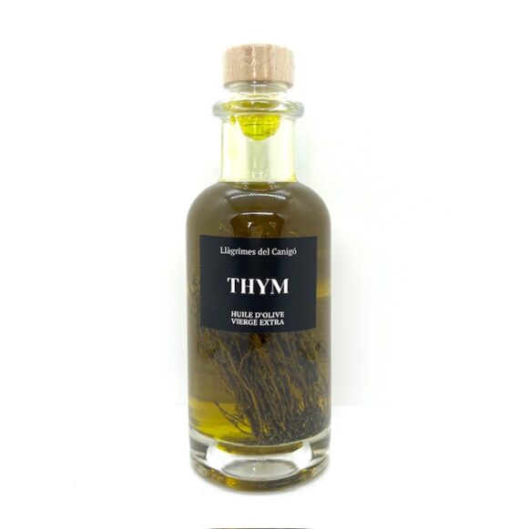 HUILE D'OLIVE AU THYM 250 ML LLAGRIMES DEL CANIGO