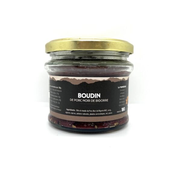 BOUDIN PORC NOIR DE BIGORRE 180 GR LA VIGNECOISE