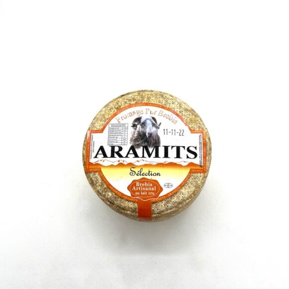 TOMMETTE DE BREBIS SELECTION AU LAIT CRU 500 GR ENVIRON FROMAGERIE D'ARAMITS