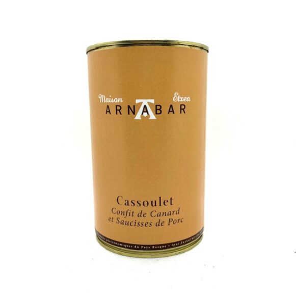 CASSOULET CONFIT DE CANARD ET SAUCISSES DE PORC 1150 GR ARNABAR