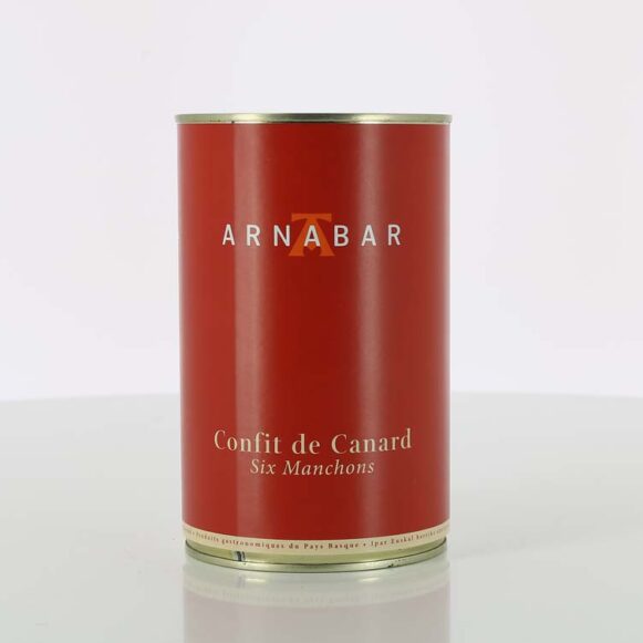 CONFIT DE CANARD 6 MANCHONS 1100 GR ARNABAR