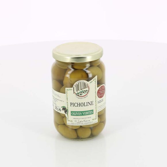 OLIVES VERTES PICHOLINES NATURES L'OULIBO 200gr