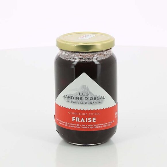 CONFITURE FRAISES LES JARDINS D'OSSAU 400gr
