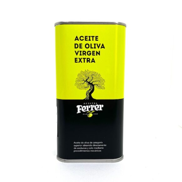 HUILE D'OLIVE VIERGE EXTRA BIDON 1 L ACEITES FERRER ( ARAGON , HUESCA)