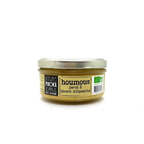 HOUMOUS PERSIL ET PIMENT D ESPELETTE BIO 150 GR PIKOKA