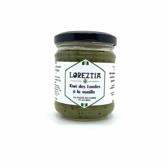 CONFITURE KIWI DES LANDES A LA VANILLE 200 GR LOREZTIA