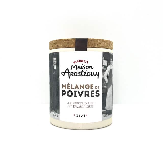 MELANGE DE POIVRES 80 GR MAISON AROSTEGUY