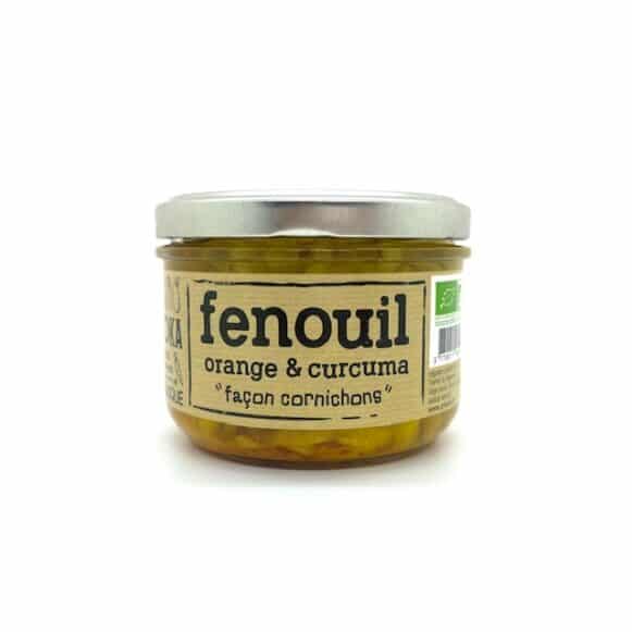 PICKLES FENOUIL ORANGE CURCUMA BIO 210 GR PIKOKA