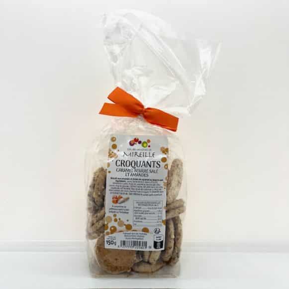 CROQUANTS CARAMEL BEURRE SALE GOURMANDISES DE MIREILLES 150gr