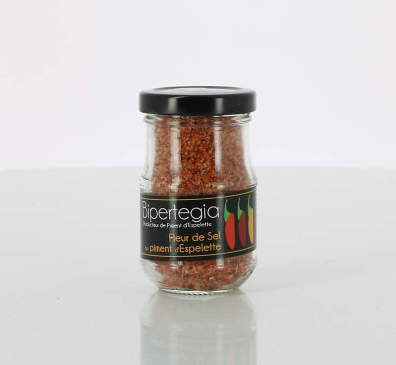 FLEUR DE SEL AU PIMENT D'ESPELETTE 15 BIPERTEGIA 75gr Pyrenissime